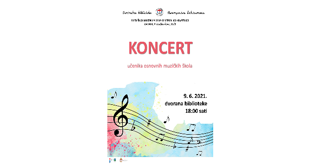 Koncert  učenika osnovnih muzičkih škola